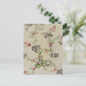 Zijdeontwerp van Anna Maria Garthwaite, 1740 Briefkaart (Staand voorkant)