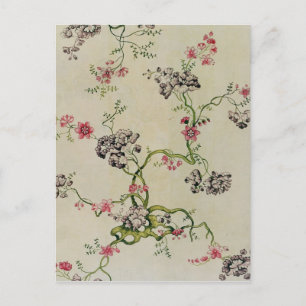 Zijdeontwerp van Anna Maria Garthwaite, 1740 Briefkaart