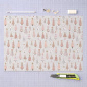 Zijdepapier Sapin Noël Rose Scandinave Tissuepapier (Craft)