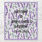 ZIJDEPAPIER WIJN ETIKET (Enkel label)