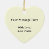 Zijdereffect 12de Jubileum: Voeg een foto toe Keramisch Ornament (Achterkant)