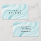 Zijderige drapery visitekaartje (Voorkant / Achterkant)