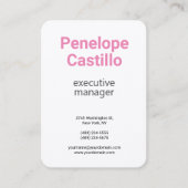 Zijderoute, eenvoudige vorm visitekaartje (Voorkant)