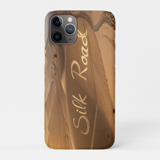 Zijderoute Woestijn Landschap Typografie Kunst Case-Mate iPhone Case (Achterkant)