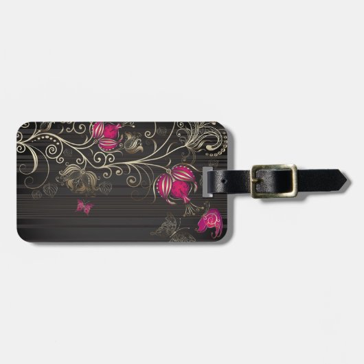 Zijdervloeren Bagagelabel (Voorkant horizontaal)