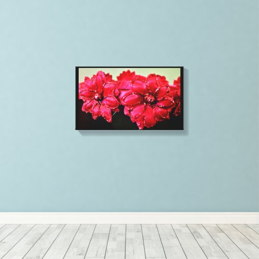 Zijdervloeren Canvas Afdruk (Insitu (Houten vloer))