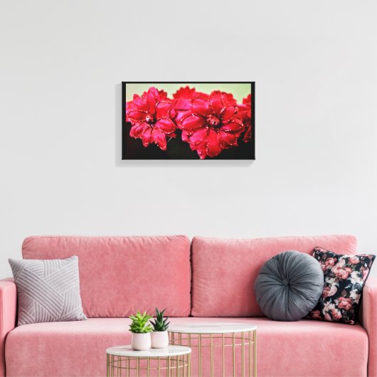 Zijdervloeren Canvas Afdruk (Insitu (Woonkamer))