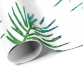 Zijderzijde patroon 'Pine Branches' Cadeaupapier (Rol Hoek)