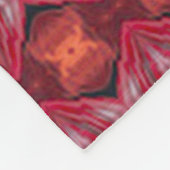 Zijderzijde Russisch Patroonkanton Fleece Deken (Hoek)