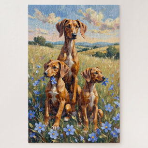 Zijdewindhond Korenbloemwei Kunst Legpuzzel
