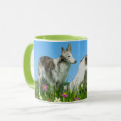 Zijdewindhonden Mok (Voorkant links)
