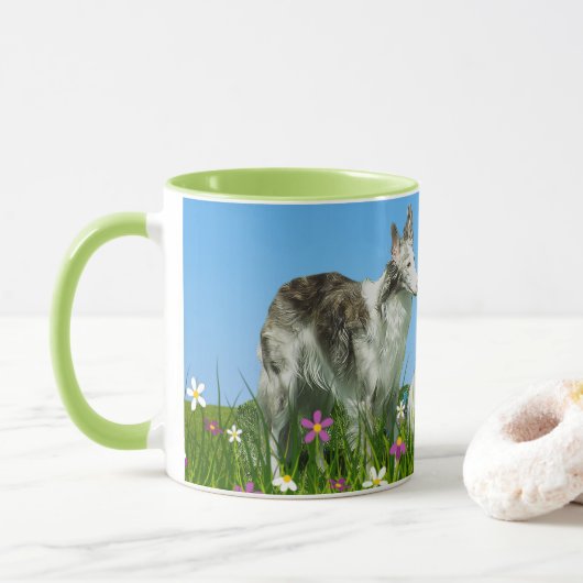 Zijdewindhonden Mok (Met donut)