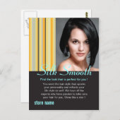 Zijdezacht haar briefkaart (Voorkant / Achterkant)