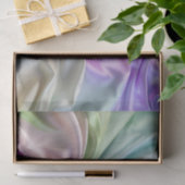 Zijdezachte satijnstof in verloopkleuren tissuepapier (Geschenk)