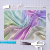 Zijdezachte satijnstof in verloopkleuren tissuepapier (Craft)