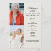 Zijfoto's Viering van het programma Life Flat Programmakaart (Voorkant)