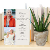 Zijfoto's Viering van het programma Life Flat Programmakaart