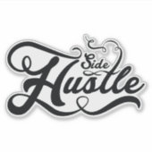 zijgewoel | Zwart | Wissen Sticker (Voorkant)