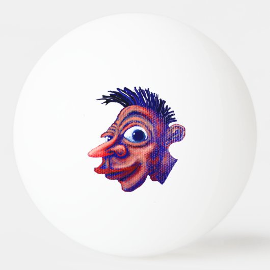zijkant pingpongbal (Achterkant)