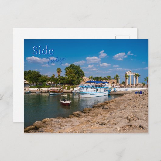Zijkant, Turkije Briefkaart (Voorkant / Achterkant)