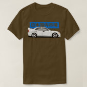 Zijkant Uitzicht Lancer EVO6 T-shirt (Design voorkant)
