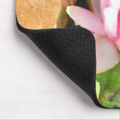 Zijkant Uitzicht van een waterlelie Muismat (Hoek)