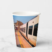 Zijkant van de trein papieren bekers (Achterkant)