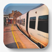 Zijkant van de trein papieren bordje (Voorkant)