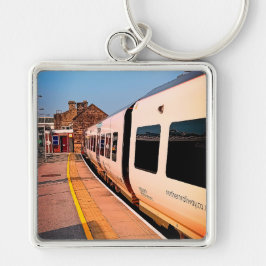 Zijkant van de trein sleutelhanger