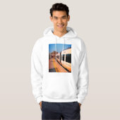 Zijkant van een trein hoodie (Voorkant volledig)