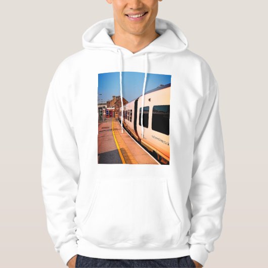 Zijkant van een trein hoodie (Voorkant)