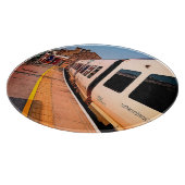 Zijkant van een trein snijplank (Hoek)