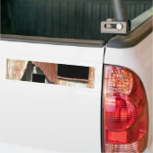 Zijkant van het oude raam van het Barn-gebouw Robu Bumpersticker (Op Truck)