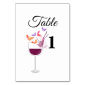 zijkanten, wijn, tafelkaart kaart (Voorkant)