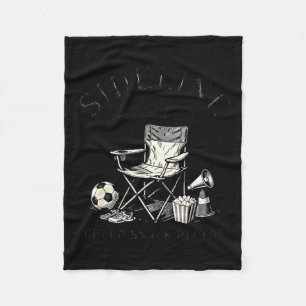 Zijlijn Sociale Club Cheer Snack Herhaal Voetbal M Fleece Deken