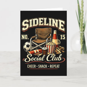 Zijlijn Sociale Club Cheer Snack Herhaal Voetbal M Kaart