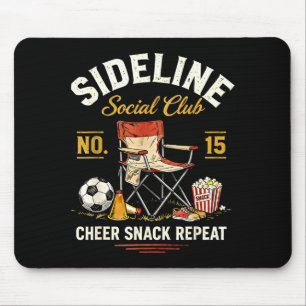 Zijlijn Sociale Club Cheer Snack Herhaal Voetbal M Muismat