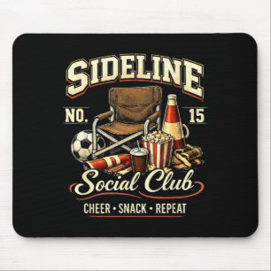 Zijlijn Sociale Club Cheer Snack Herhaal Voetbal M Muismat