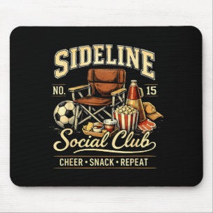 Zijlijn Sociale Club Cheer Snack Herhaal Voetbal M Muismat