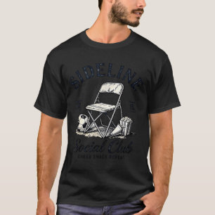 Zijlijn Sociale Club Cheer Snack Herhaal Voetbal M T-shirt