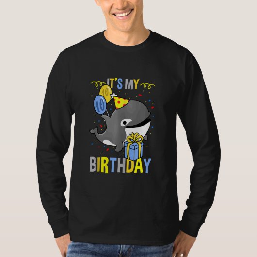 Zijn 10e Birthday Orca Tanktop (Voorkant)