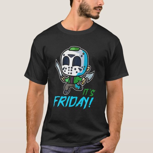 Zijn 13e grappige Halloween Horror Grafisch van vr T-shirt (Voorkant)
