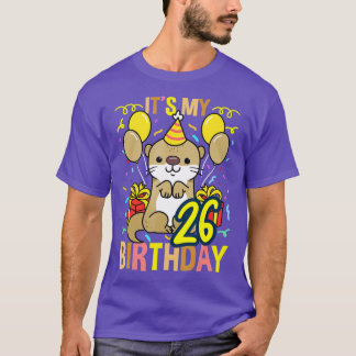 Zijn 26e verjaardag Otter - 1 T-shirt
