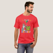 Zijn 30e verjaardag Wolf Lover T-shirt (Voorkant volledig)