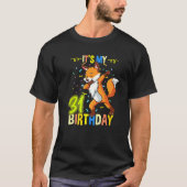 Zijn 31ste verjaardag Dabbing Fox T-shirt (Voorkant)