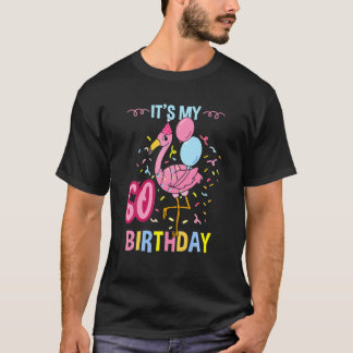 Zijn 60e verjaardag Flamingo T-shirt