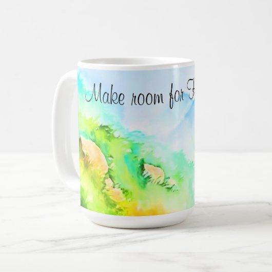Zijn aanwezigheid koffiemok (Voorkant links)