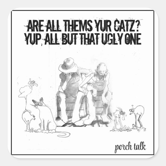 Zijn al die dingen jouw catz? sticker tekenen? (Voorkant)