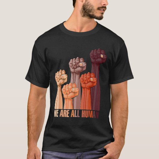 Zijn alle menselijke zwarte geschiedenis Pride Afr T-shirt (Voorkant)
