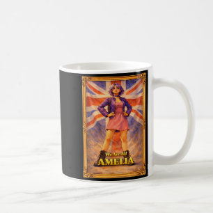 Zijn amelia union jack vintage brits uk engeland koffiemok